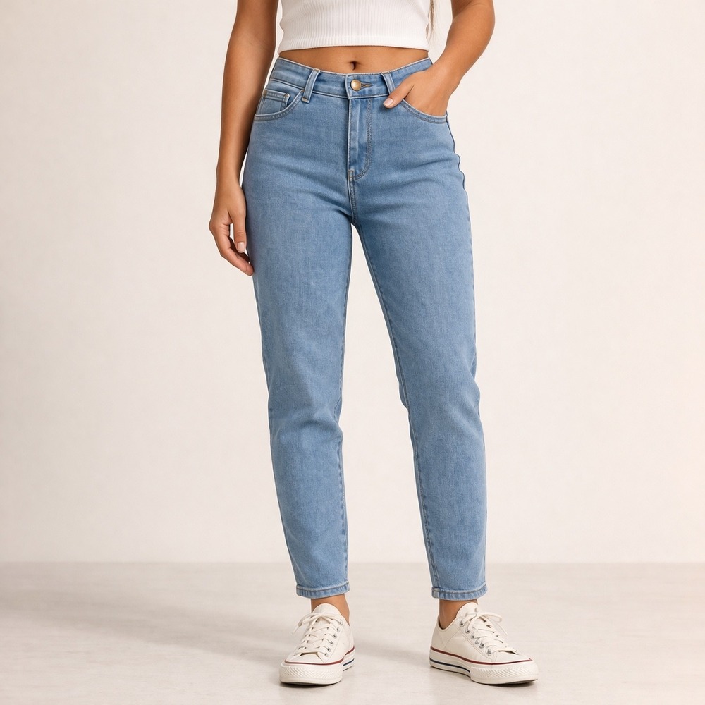 Forever 21 Womens 28 Light Wash High Rise Skinny Jeans Stretch Denim
